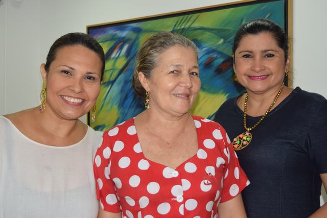 Sandra Grijalba, María Amparo Quintero y Patricia Hernández en la presidencia de la Cámara de Comercio de Neiva.